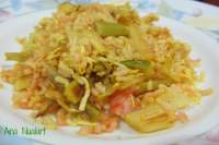   SALTEADO DE POLLO CON AJOS TIERNOS 