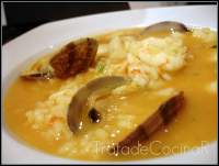   ARROZ CALDOSO CON GAMBAS Y SEPIA