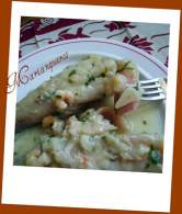   RAPE EN SALSA  VELOUTÈ  DE AJOS