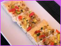   Coca de verdura y atún con masa integral