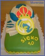   Tarta Real Madrid (Fondant)