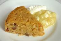   Warm Spiced Apple, Sultana & Polenta Cake