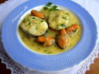   MERLUZA CON MEJILLONES EN SALSA VERDE