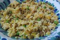   ENSALADA DE ARROZ Y LENTEJAS CON CURRY Y GAMBAS