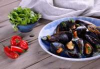 Cazuelita de gambas al horno (Karides Güve)  