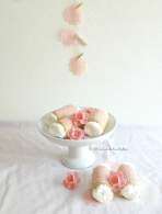   Cañas de Galleta con Encaje rellenas de Chantilly. Pascua'16