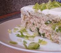   PASTEL DE ENSALADA CON POLLO Y ATÙN