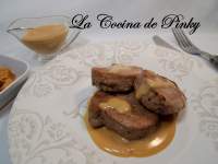   MEDALLONES DE SOLOMILLO CON SALSA DE TURRON 