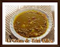   LENTEJAS CON CARNE Y CHORIZO