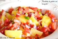   Ensalada de patatas con vinagreta