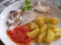   Rodaballo al horno