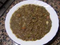   LENTEJAS  CON CURRY A LA CAMPESINA (4.5p/persona)