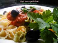   Pasta con tomate al cilantro