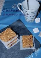   Cuadraditos de manzana y arandanos