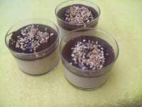   Panacotta de turrón y chocolate