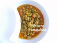   Garbanzos con trigo tierno. Miércoles de ceniza.