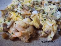 REVUELTO DE SETAS Y GAMBAS  