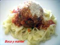   CINTAS CON ALBONDIGAS