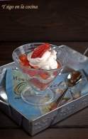   Fresas con chantilly de mascarpone y vainilla