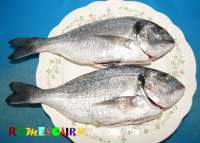   Dorada al horno con champiñones al vino blanco