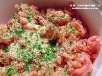 ALIÑAR CARNE PICADA   