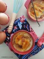   Crème Brulée con plátano caramelizado