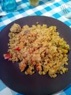 Revuelto de Quinoa y Trigo.