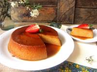   Flan casero, de dulce de leche