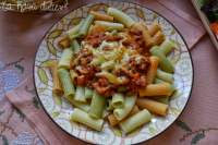 
Macarrones con salsa boloñesa sin lactosa  