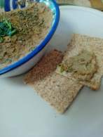 Paté vegetariano de lentejas y tofu  