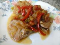   Solomillo de cerdo con verduras y umami