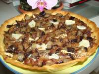 Un Toque de CaNela: TARTALETA DE BERENJENAS Y QUESO DE CABRA EXPRÈS