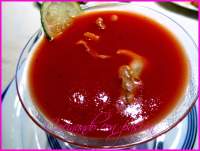   Bloody Mary oriental con berberechos